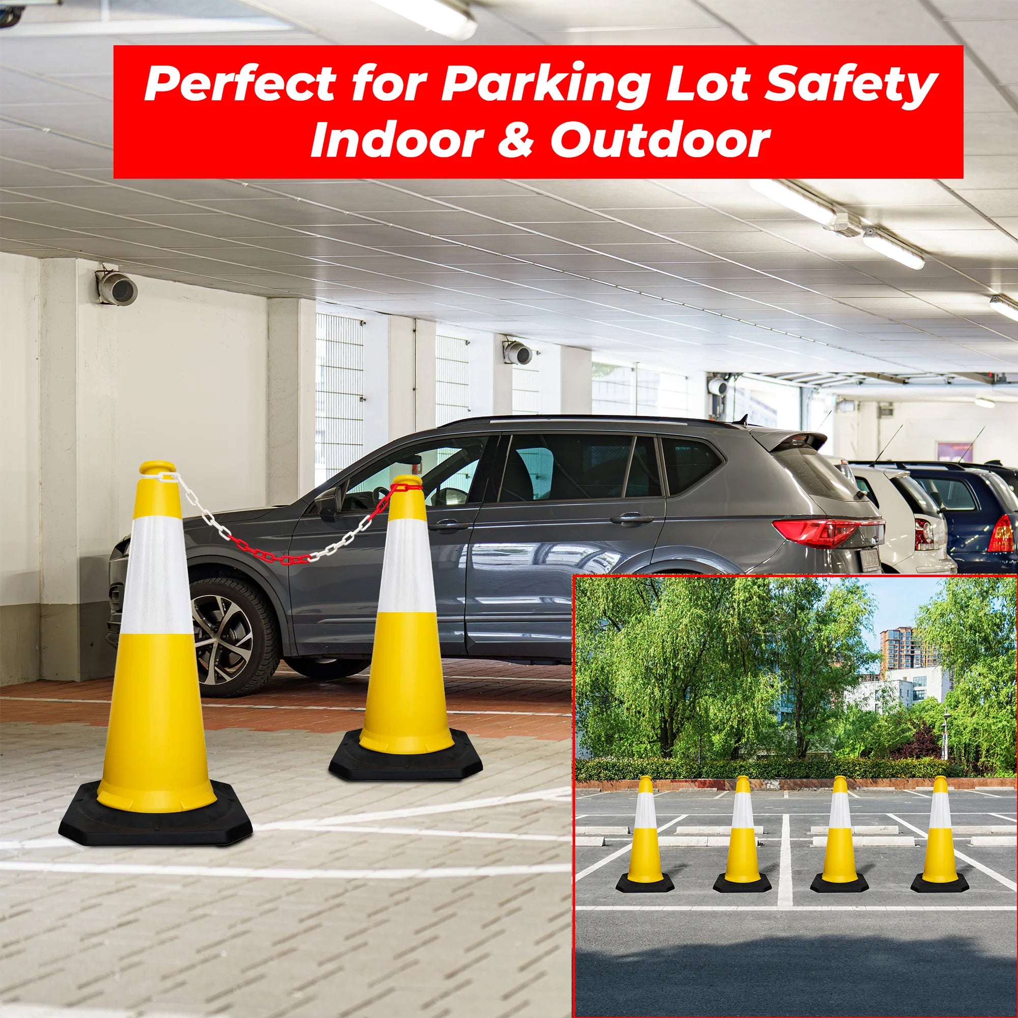 Chain Attachable Parking Cone