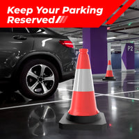 Parking Zone Reflective Cone