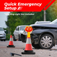 Warning Light Attachable Cone