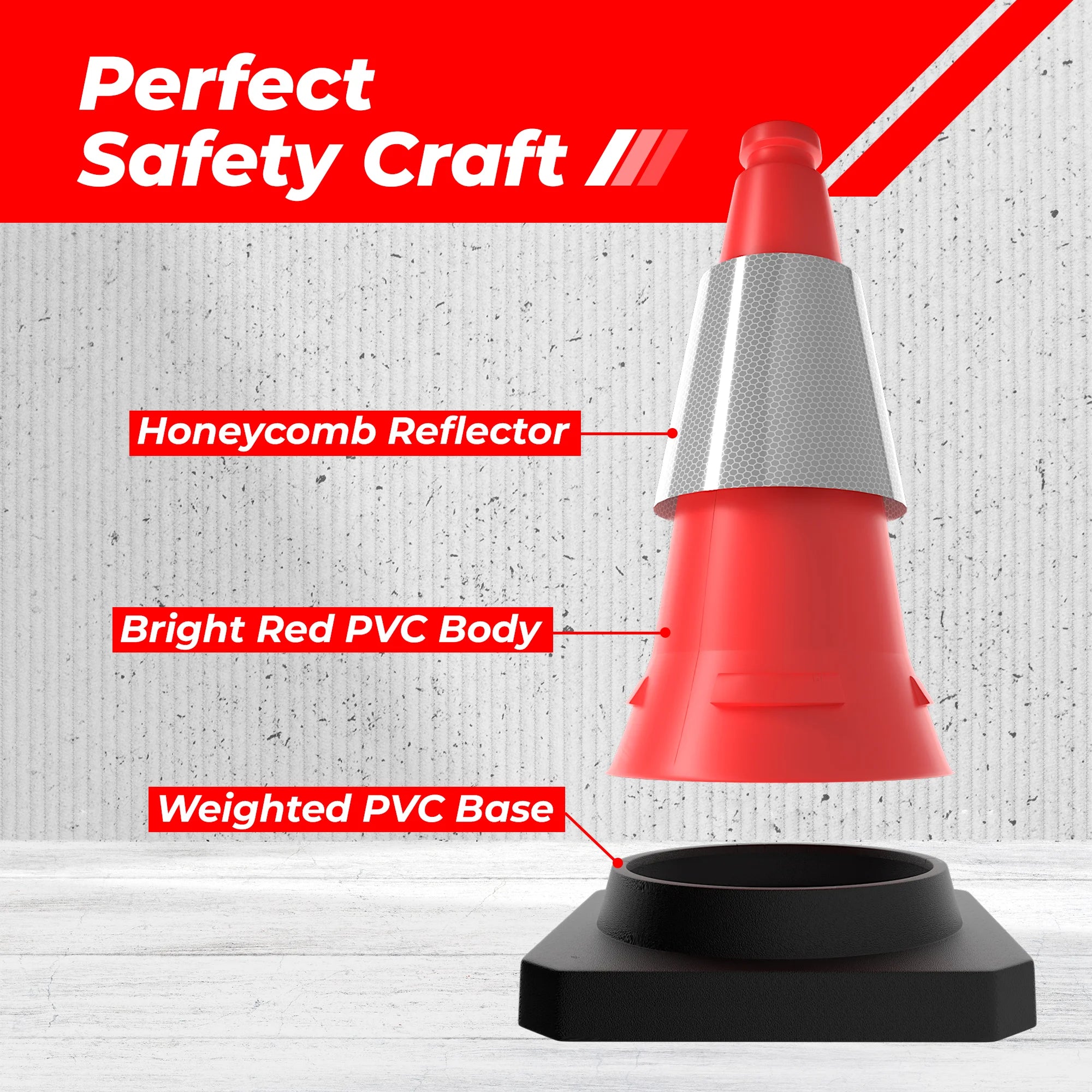 Safety Cone With Weighted Base