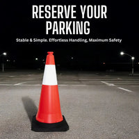 75cm parking safety cones for sale in uk