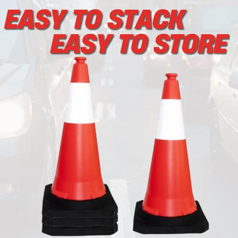portable traffic cone with stackable design