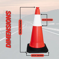 street cone 75cm height