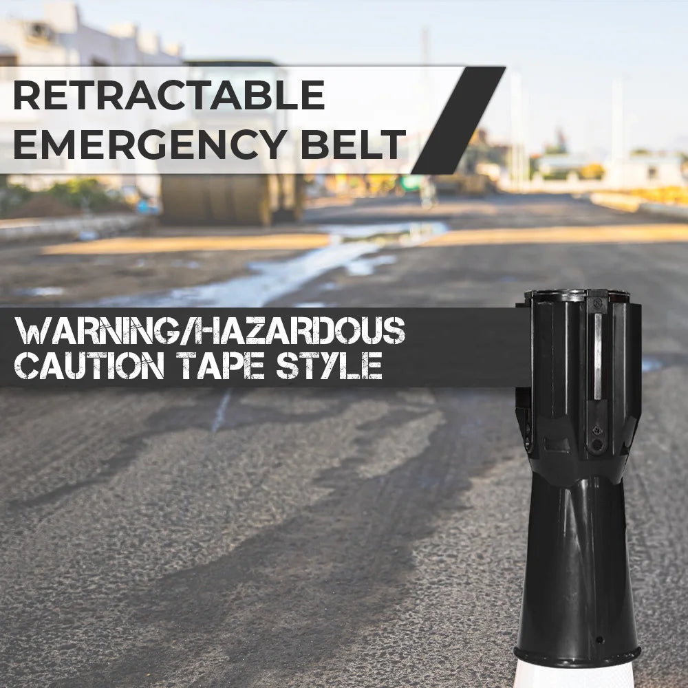 Warning Caution Tape Black