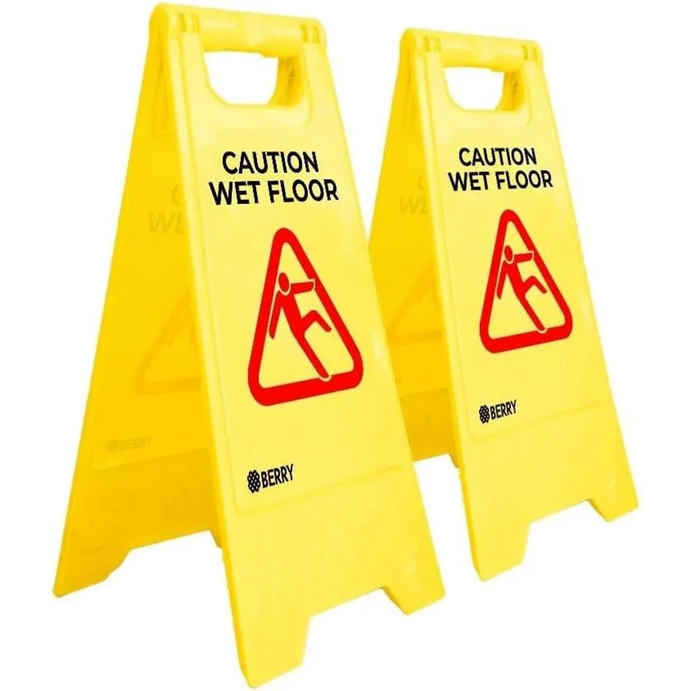 wet floor sign 2 pcs