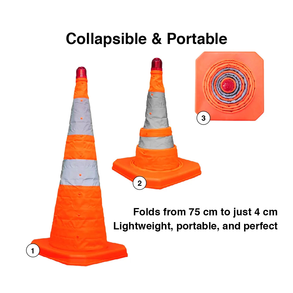 Collapsible And Portable Road Cone