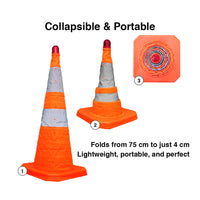 Collapsible And Portable Road Cone