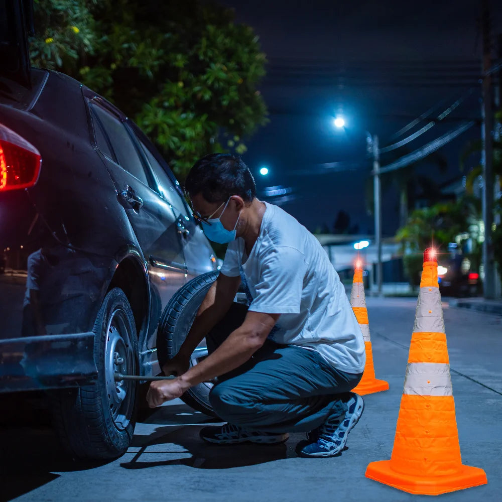 75cm Foldable Hazard Cone
