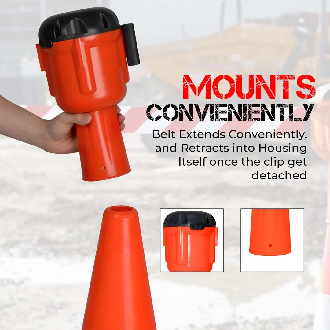 Traffic Cone Topper Barrier Belt