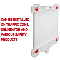 Empty Square Street Sign