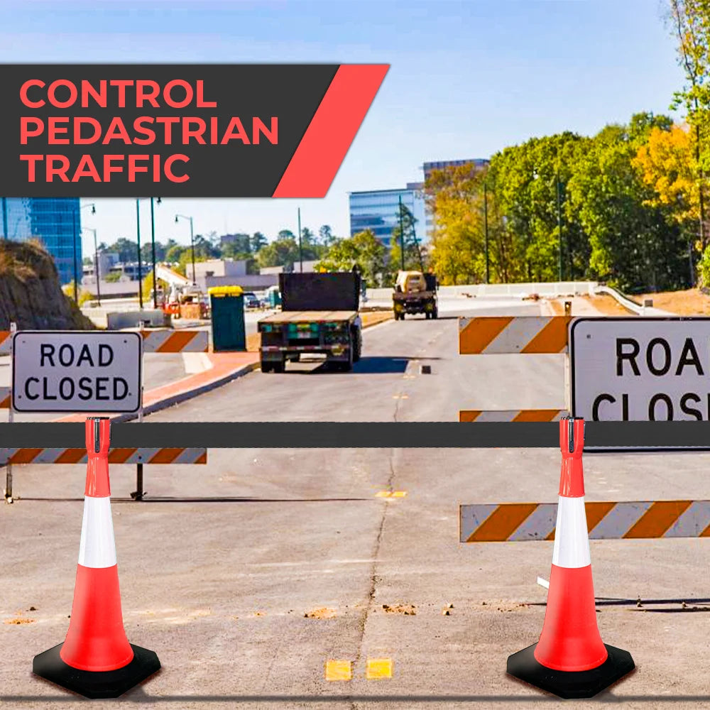 Crowd Control Cone Barrier Belt