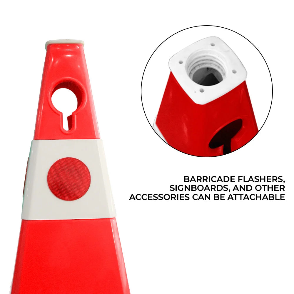 red safety cone socket