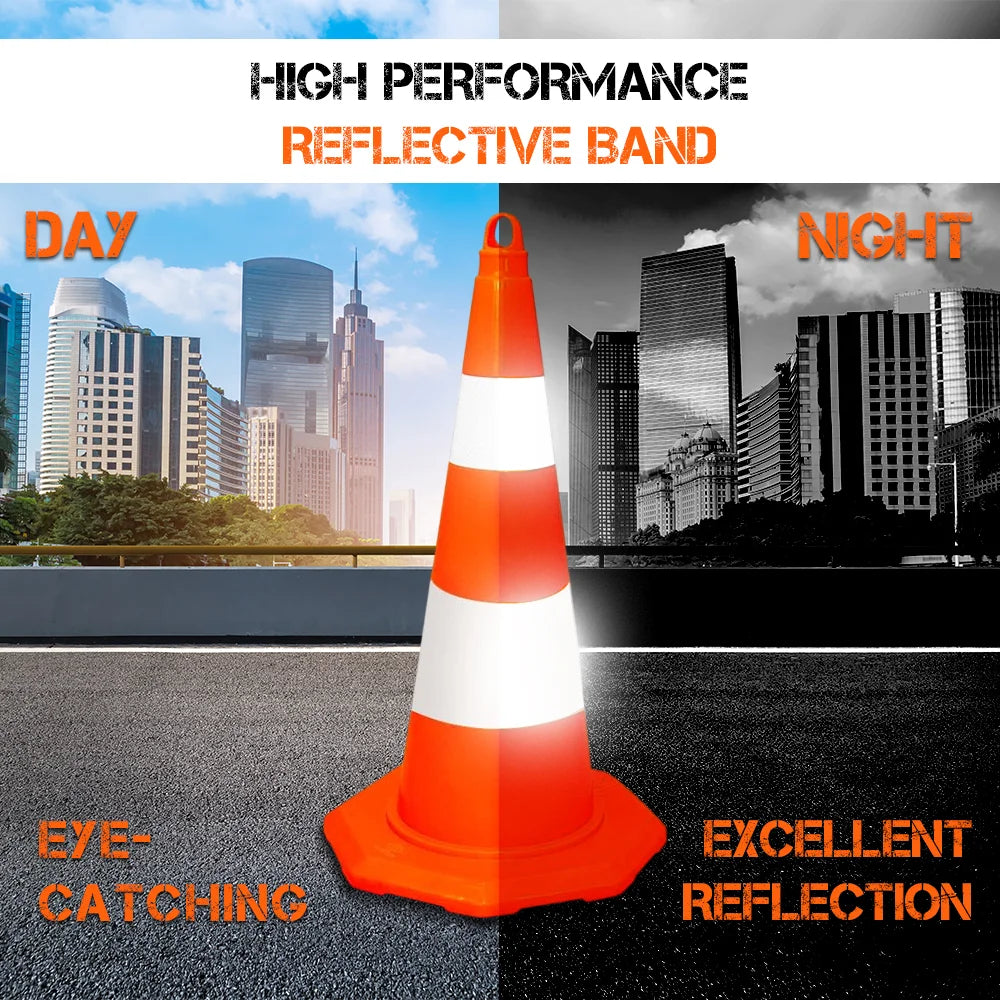 reflective pvc road pylons