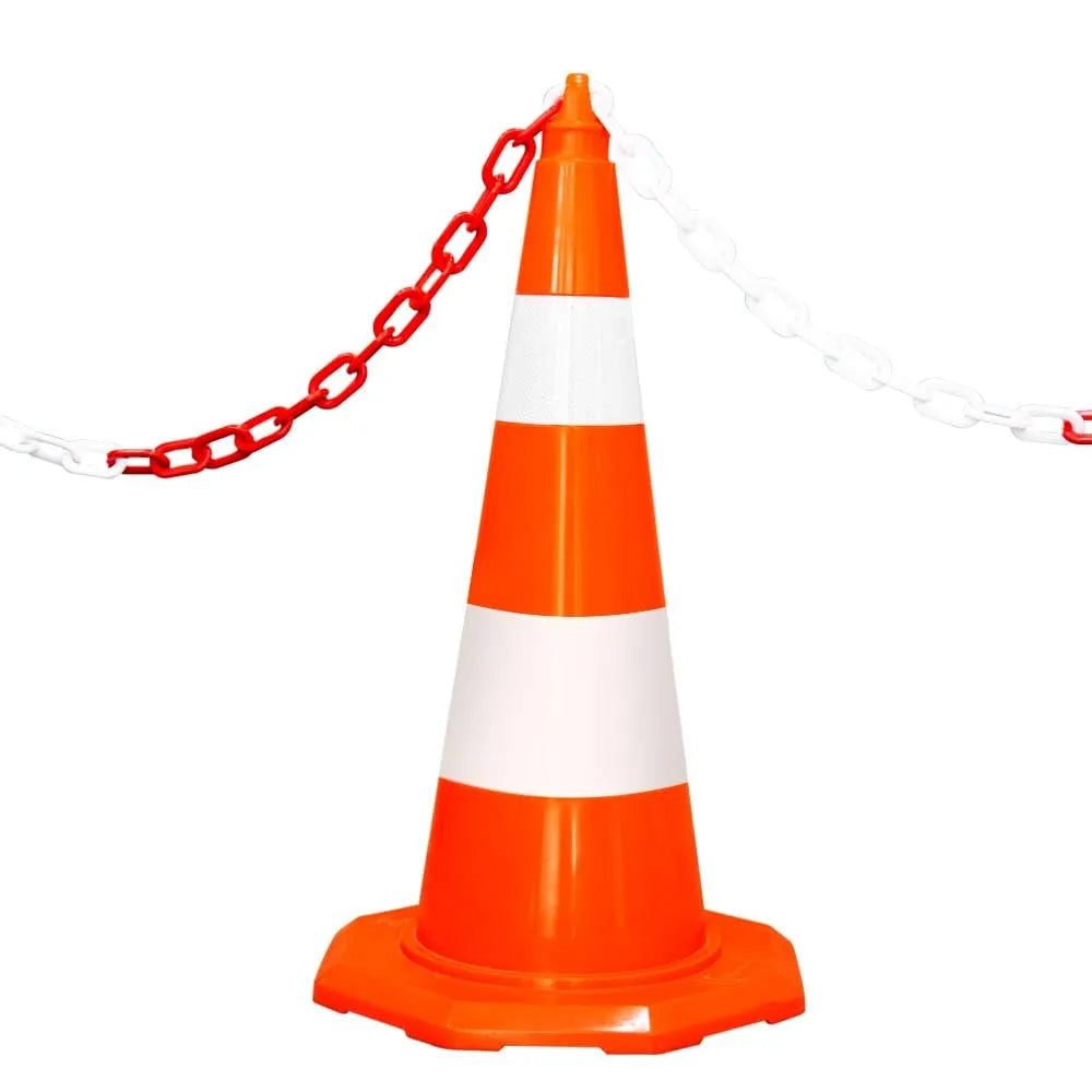 Construction Safety Cones With Chain