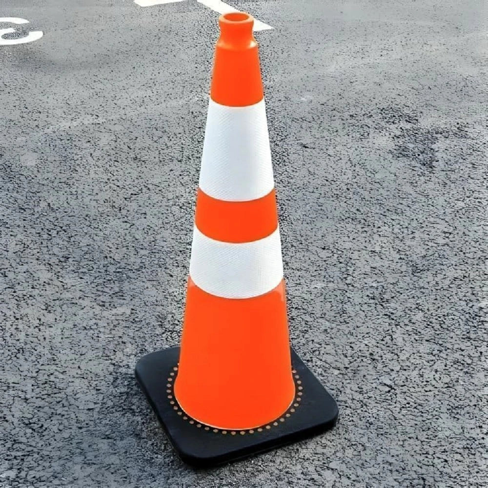 Traffic Cone With Weighted Base