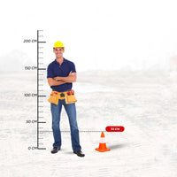 unbreakable orange traffic cone 32cm