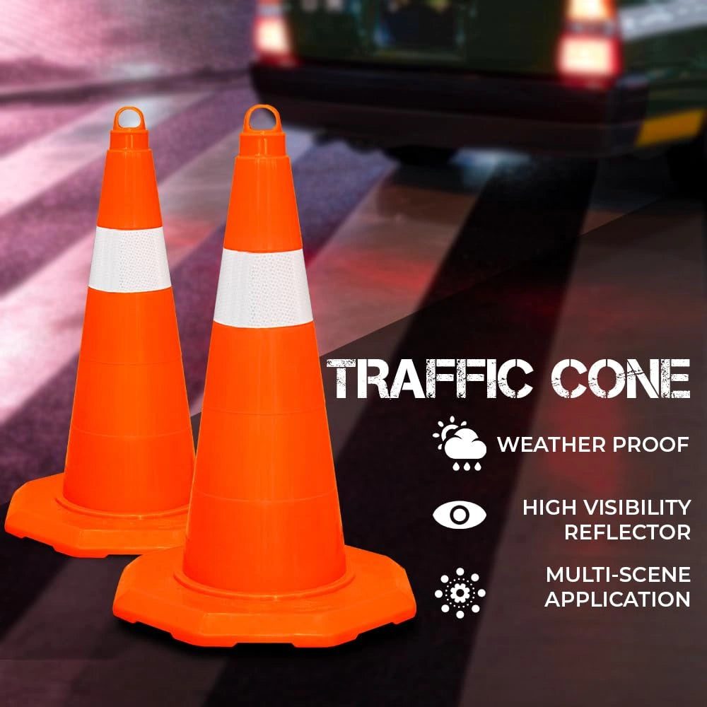 weatherproof traffic cone 50cm orange