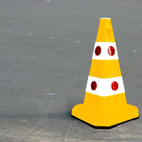 safety traffic cone 62cm yellow