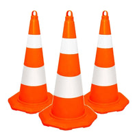 orange traffic safety pylon sale in UK 70CM