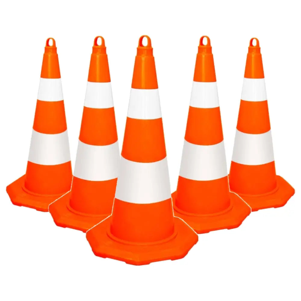 traffic safety pylon sale in UK orange 70cm 