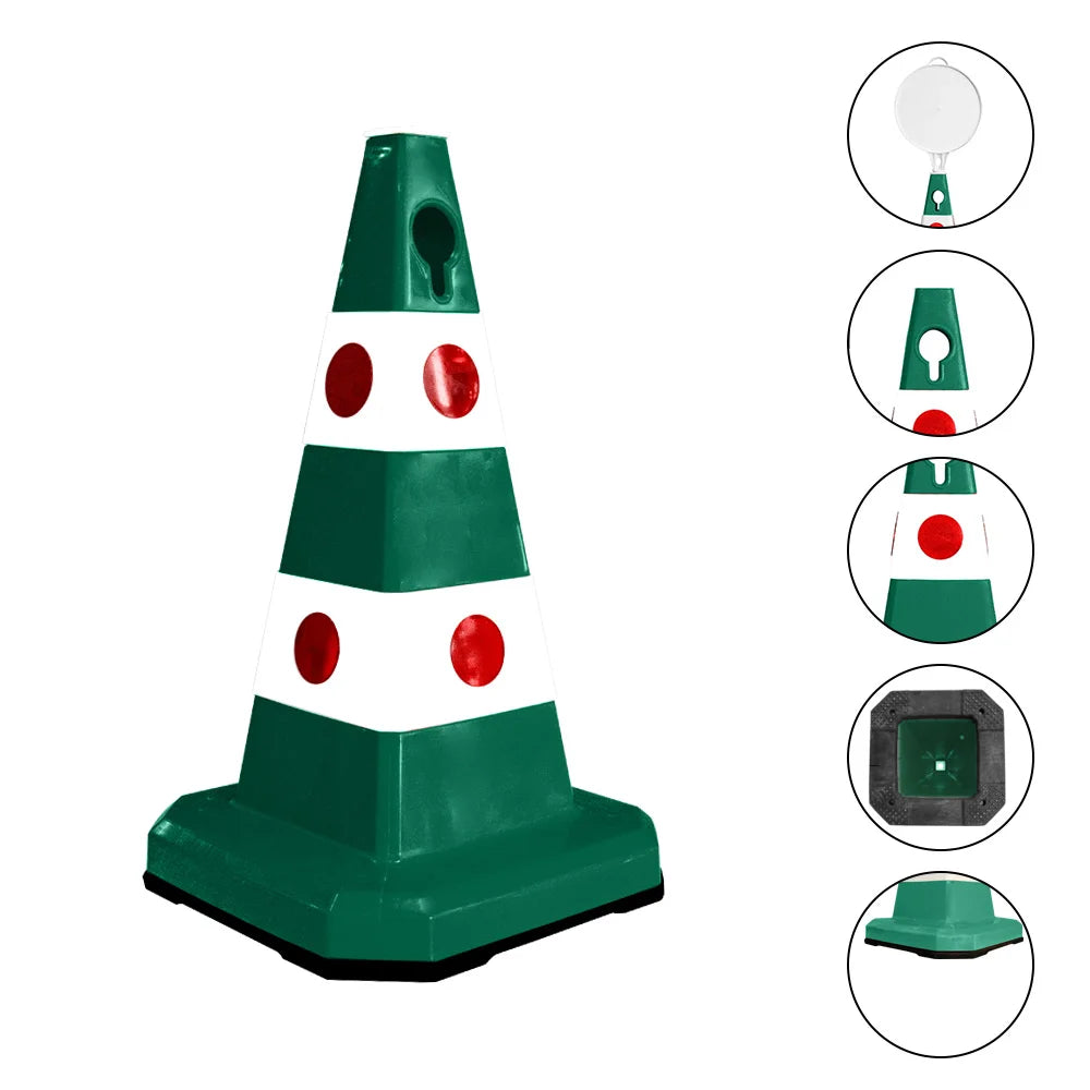 62cm green traffic cone specs