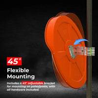 45cm safety mirror for driveway visibility and blind spot monitoring