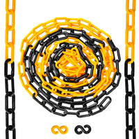 Black and yellow Plastic Chain