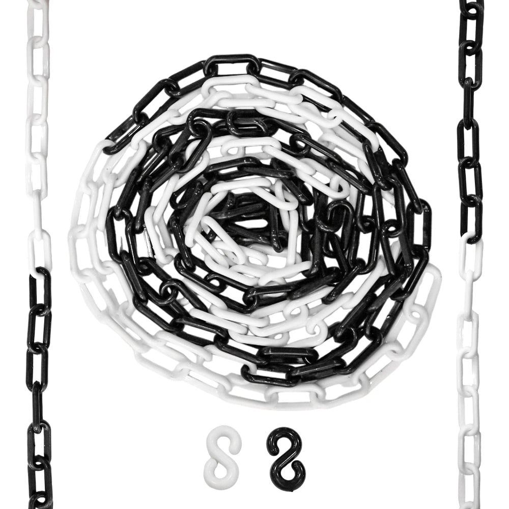 black white  chain 