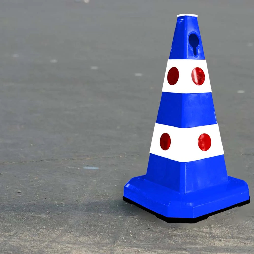construction cone blue 