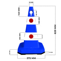 High Quality Safety Cone Blue