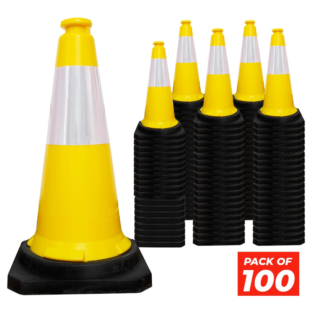 seventy five centimeter commercial traffic cone for warehouses, parking areas and road management