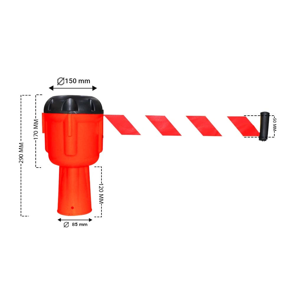 Traffic Cone Topper Barrier Belt