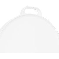 Empty Round White Board