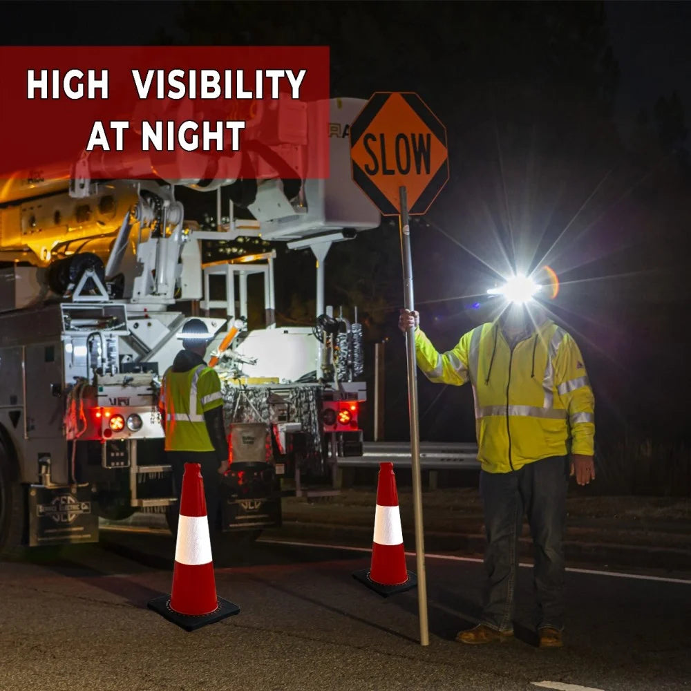 pvc safety cone with weighted base 
