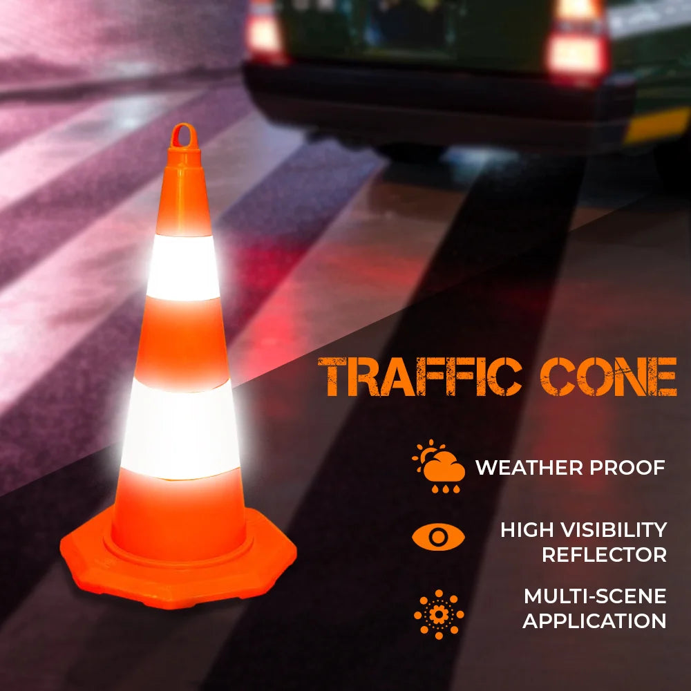 reflective pvc road pylons 700mm
