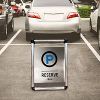 reserved parking sign 