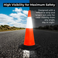 quality safety traffic cone 100cm 