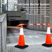 safety traffic cone 100cm parking cone