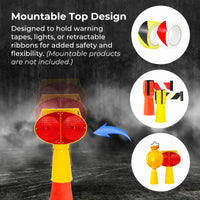 safety traffic cone 100cm with accessories