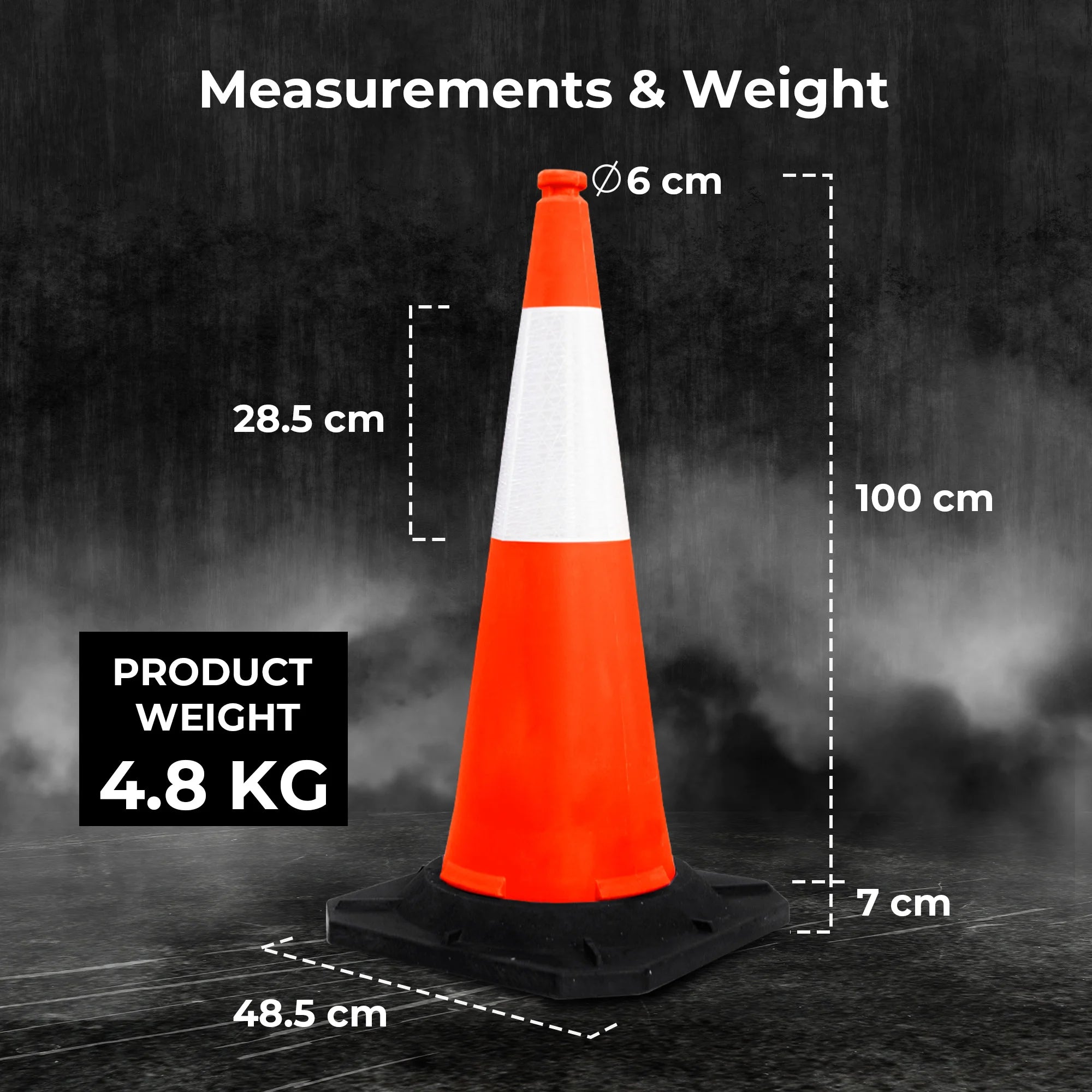 safety traffic cone 100cm in uk