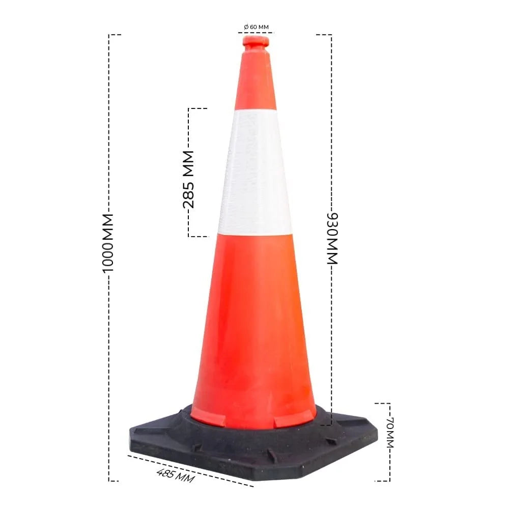 traffic cone size 100cm